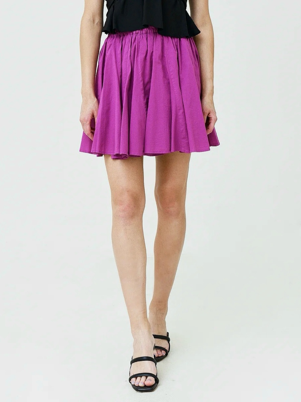 Xirena Cassidy Poplin Skirt In Purple Women’s Sz Xs 100% Cotton